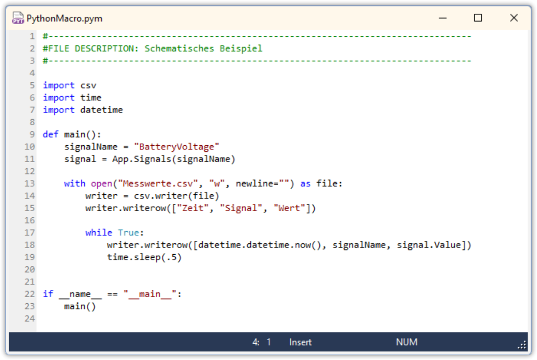 Export CSV depuis PCAN-Explorer 7