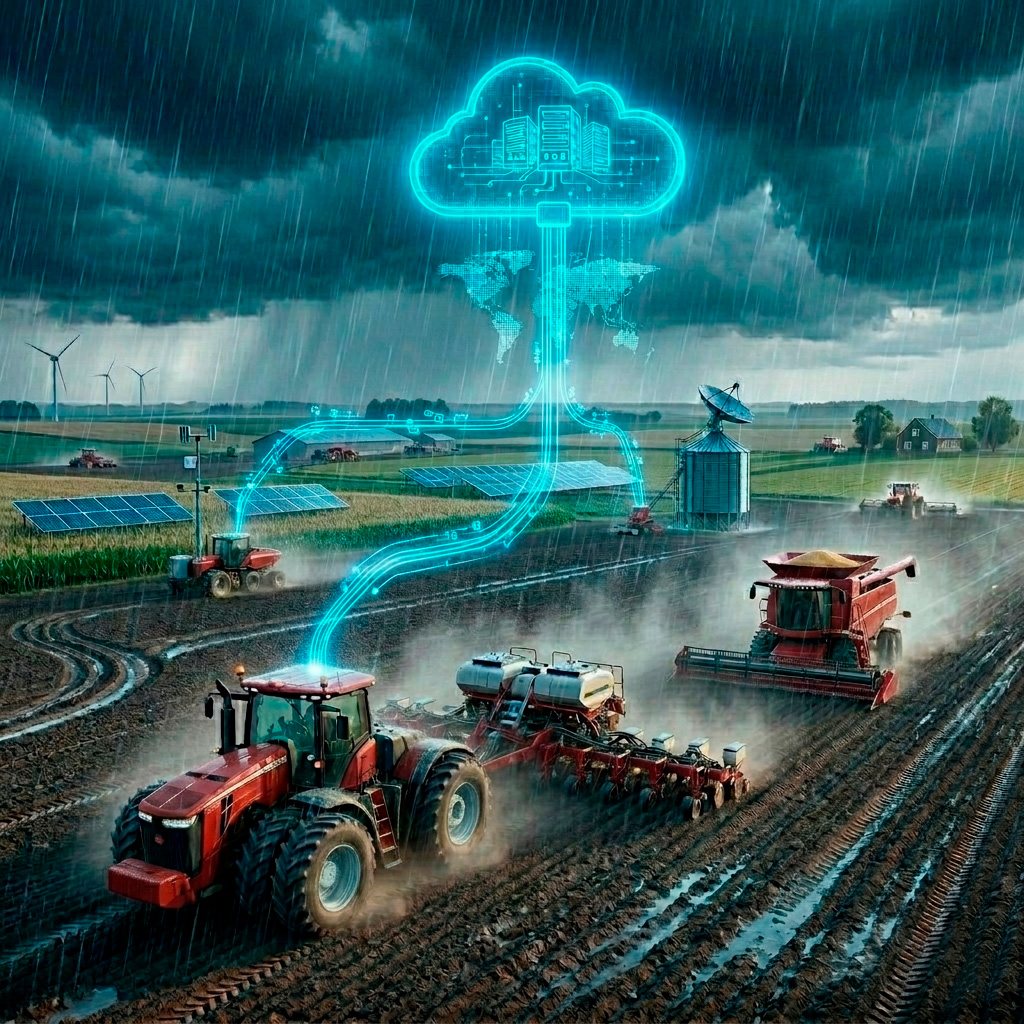 Machines agricoles connectées