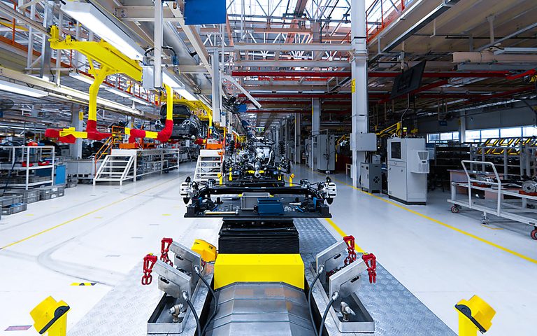 Ligne d'assemblage automobile