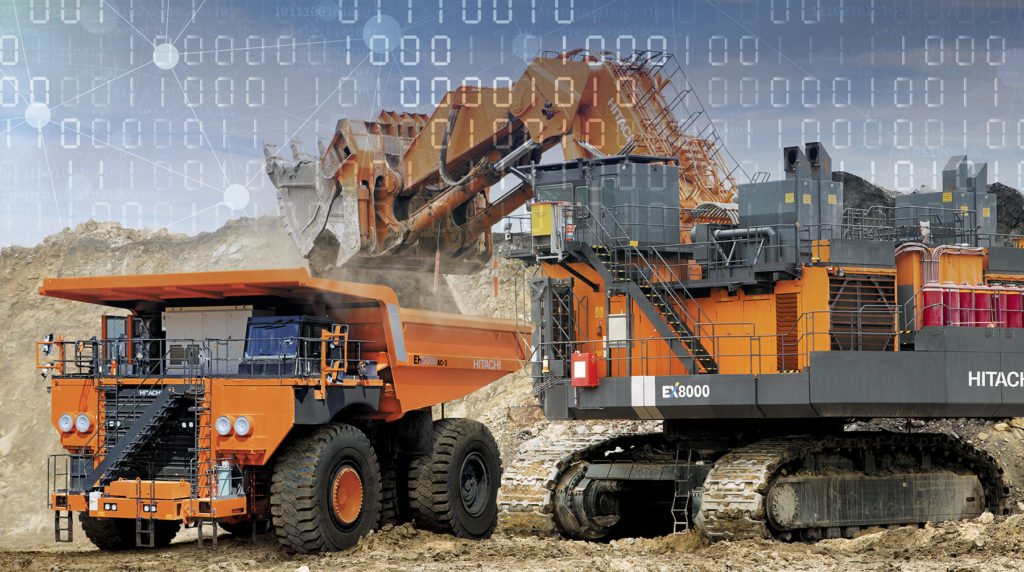 Engins miniers connectés