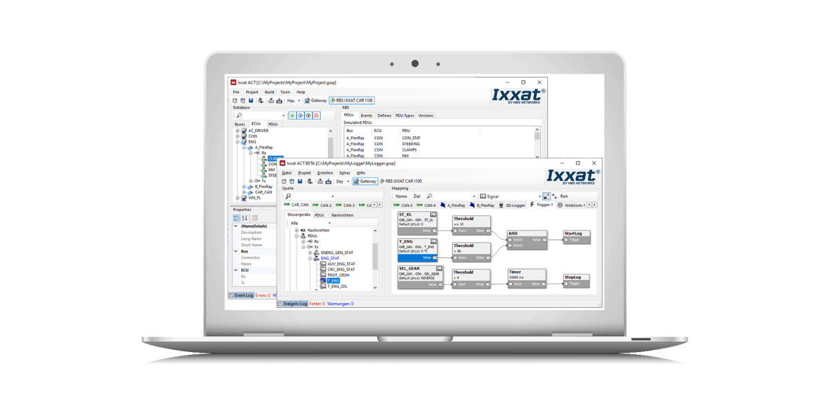L'Advanced Configuration Tool sur un PC Windows